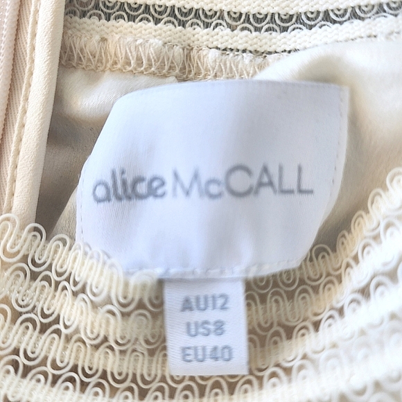 Alice McCall dress Lunar Eclipse mini long sleeves size 12 - Picture 4 of 16